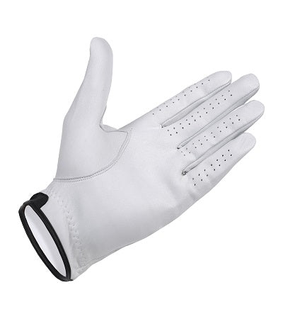 6 Pairs White Lamb Leather Golf Gloves