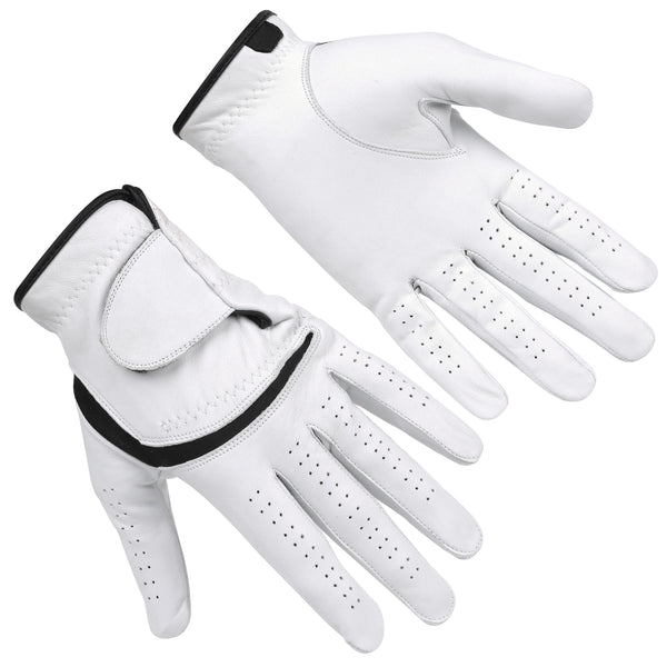 6 Pairs Lamb Skins Fine Grip Golf Gloves
