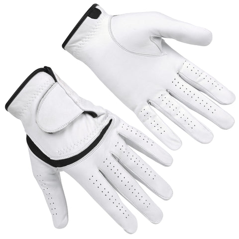 6 Pairs Lamb Skins Fine Grip Golf Gloves