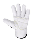 3 Pairs Cow Hide TPR Black Driver Gloves
